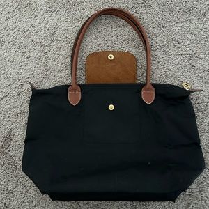 Longchamp Le Pilage Nylon Shoulder Bag in Black